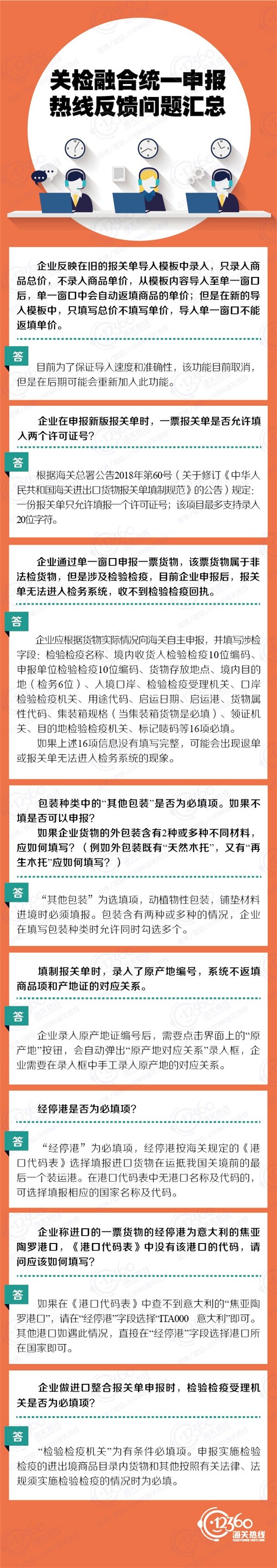 云关通智能通关平台、关检融合统一申报问题