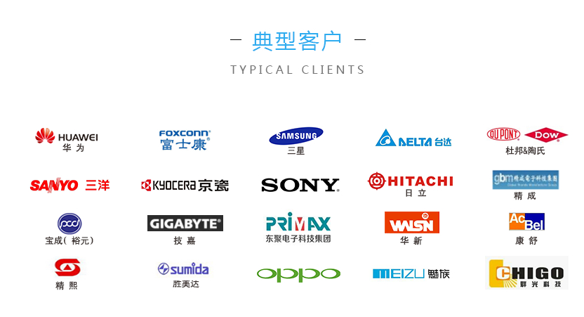 云关通中山报关软件典型客户